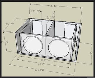 Detail Desain Box Subwoofer 10 Inch Nomer 12