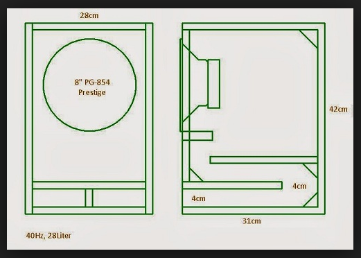 Detail Desain Box Subwoofer Nomer 48