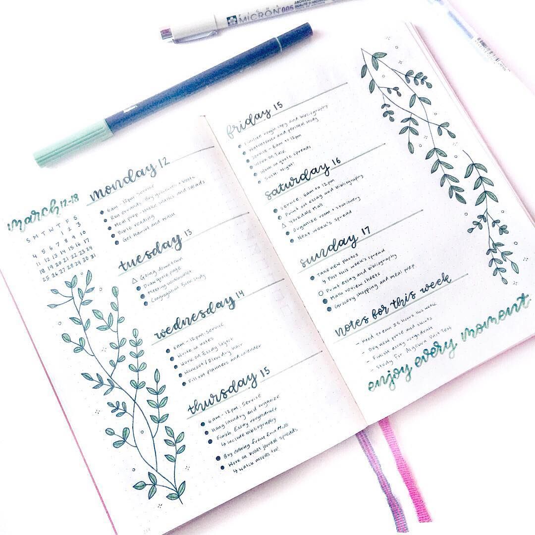 Detail Desain Bullet Journal Nomer 10