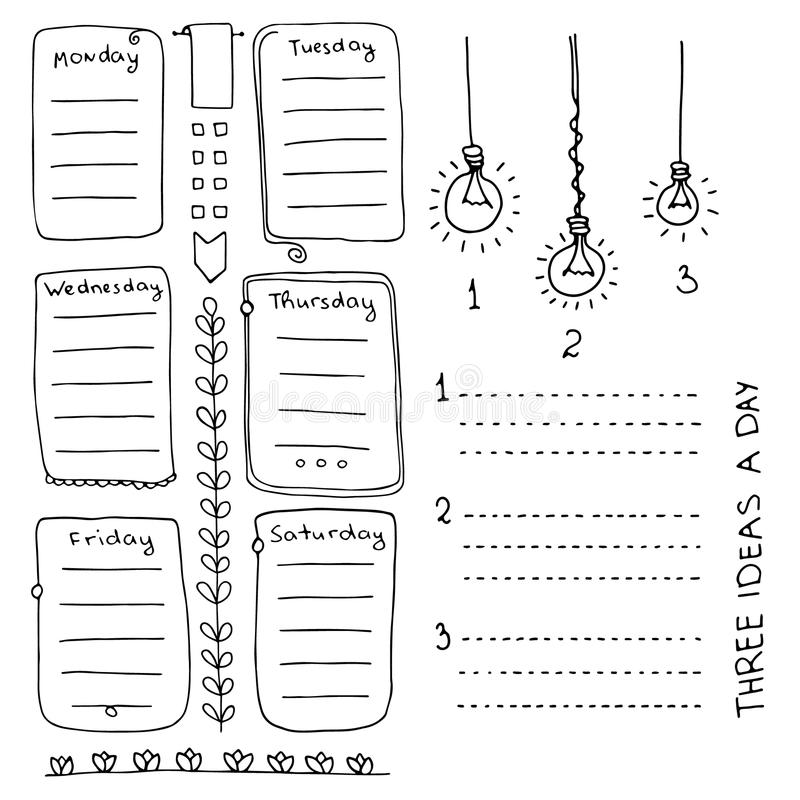 Detail Desain Bullet Journal Nomer 53