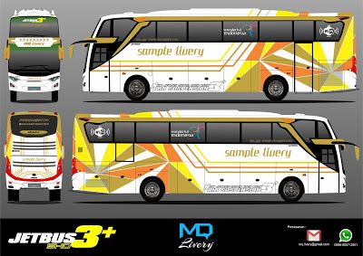 Detail Desain Bus Adiputro Nomer 10