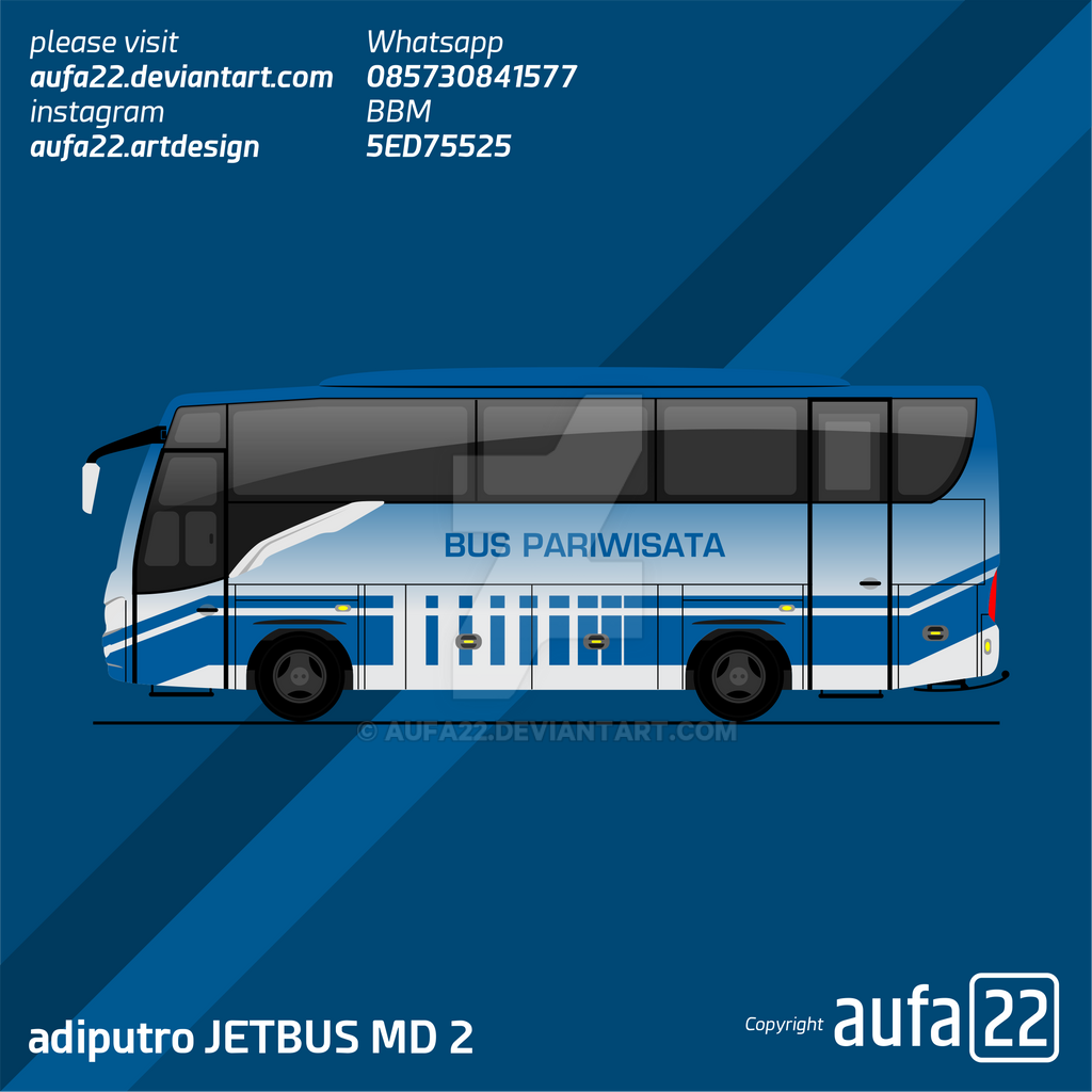 Detail Desain Bus Adiputro Nomer 12