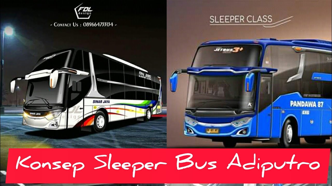 Detail Desain Bus Adiputro Nomer 17