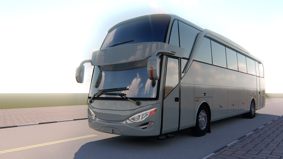 Detail Desain Bus Adiputro Nomer 25