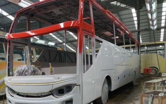 Detail Desain Bus Adiputro Nomer 50