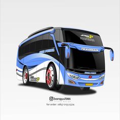 Detail Desain Bus Adiputro Nomer 53