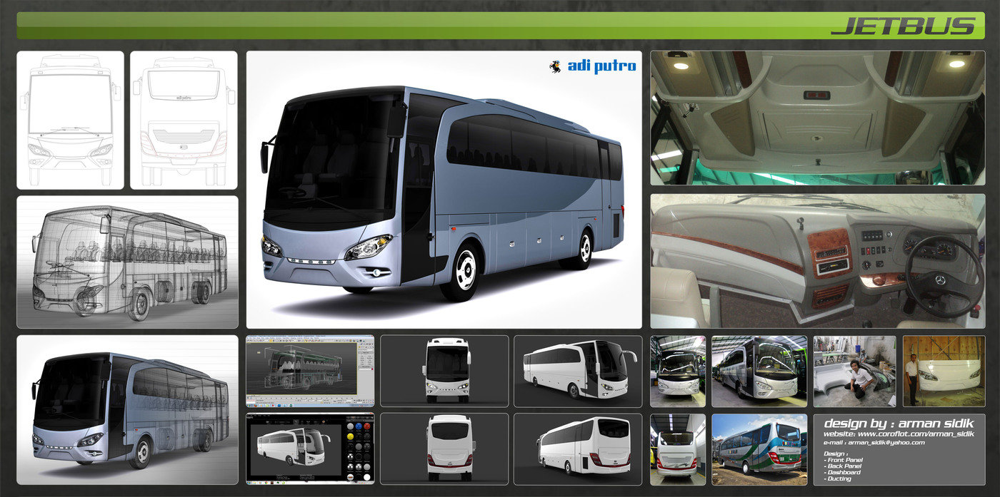 Detail Desain Bus Adiputro Nomer 7