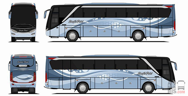 Detail Desain Bus Polos Nomer 4