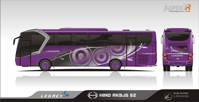 Detail Desain Bus Polos Nomer 38