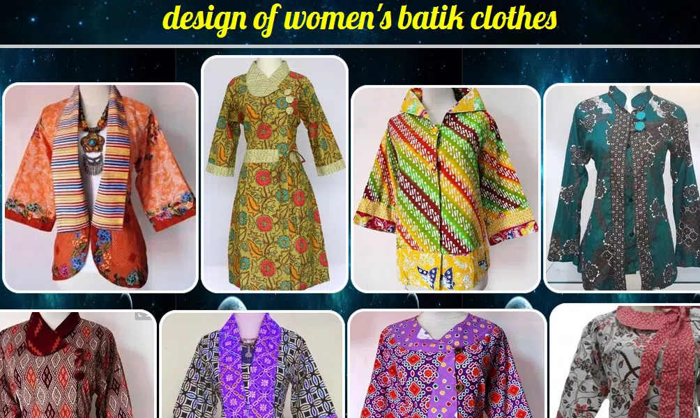 Detail Desain Busana Batik Wanita Nomer 54