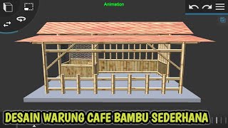 Detail Desain Cafe Bambu Sederhana Nomer 4