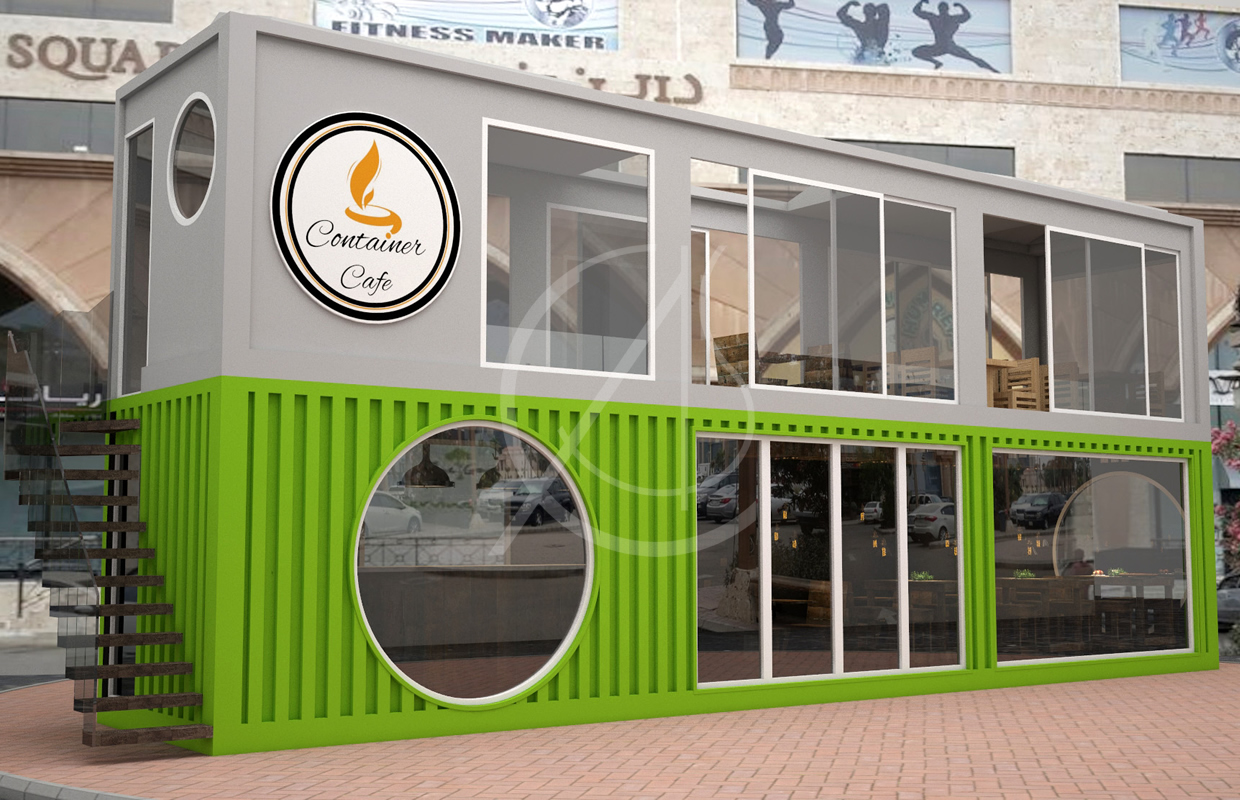 Detail Desain Cafe Container Nomer 16