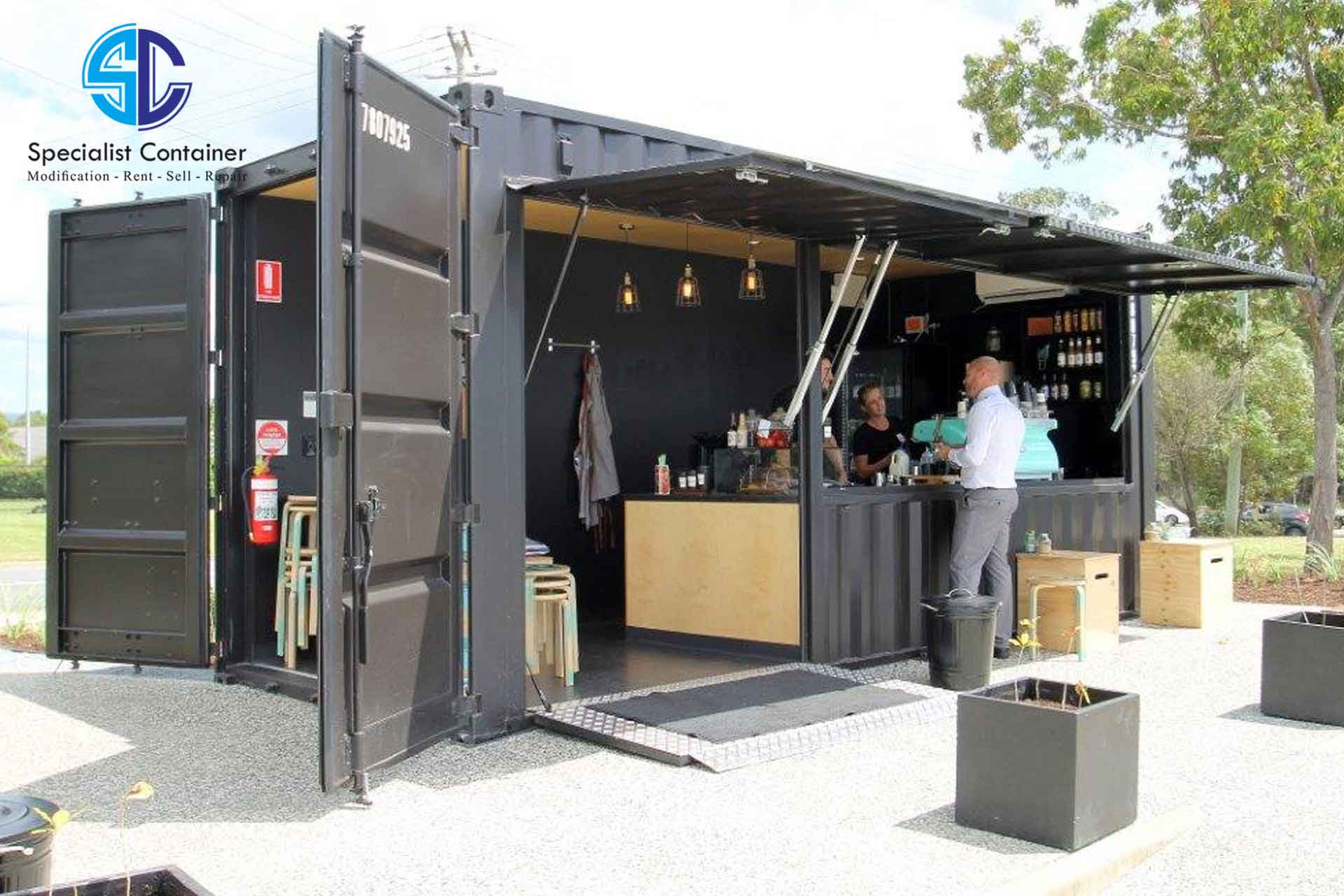 Detail Desain Cafe Container Nomer 35
