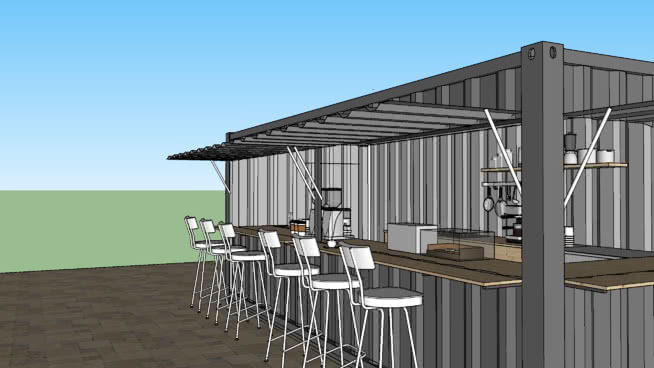 Detail Desain Cafe Container Nomer 46