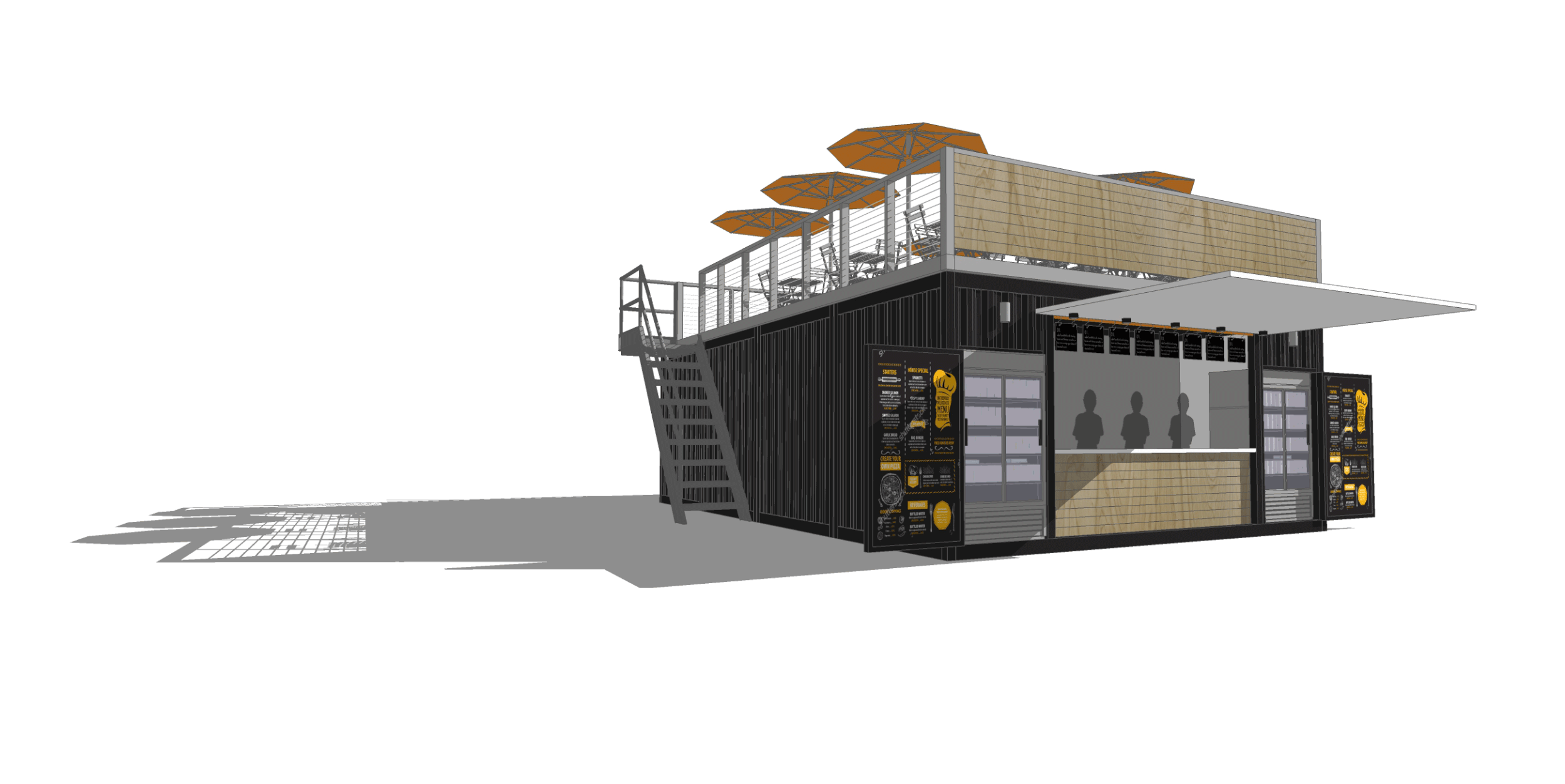 Detail Desain Cafe Container Nomer 48