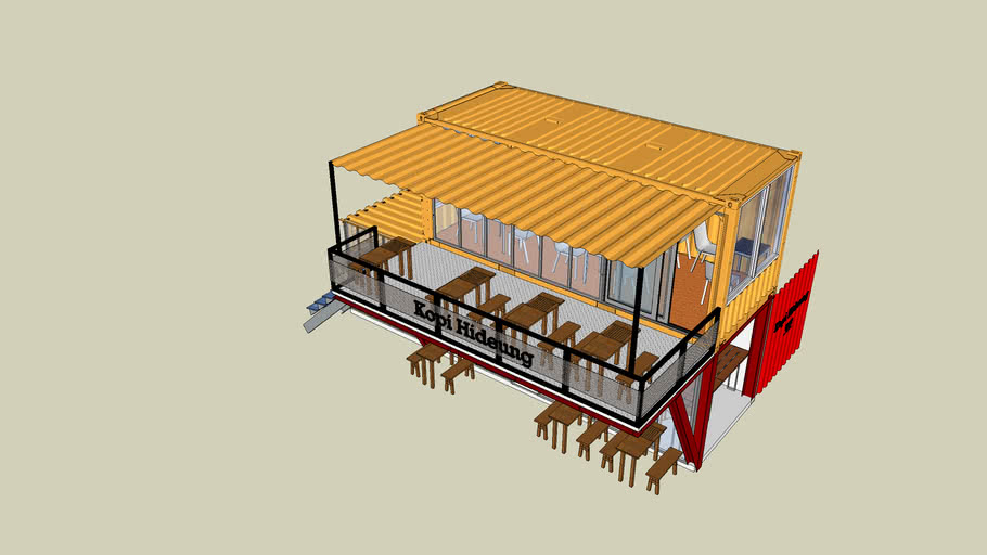 Detail Desain Cafe Container Nomer 55