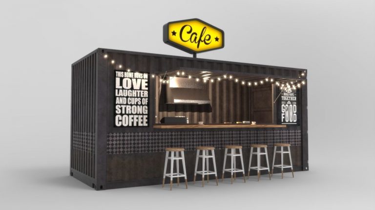 Detail Desain Cafe Container Mini Nomer 18