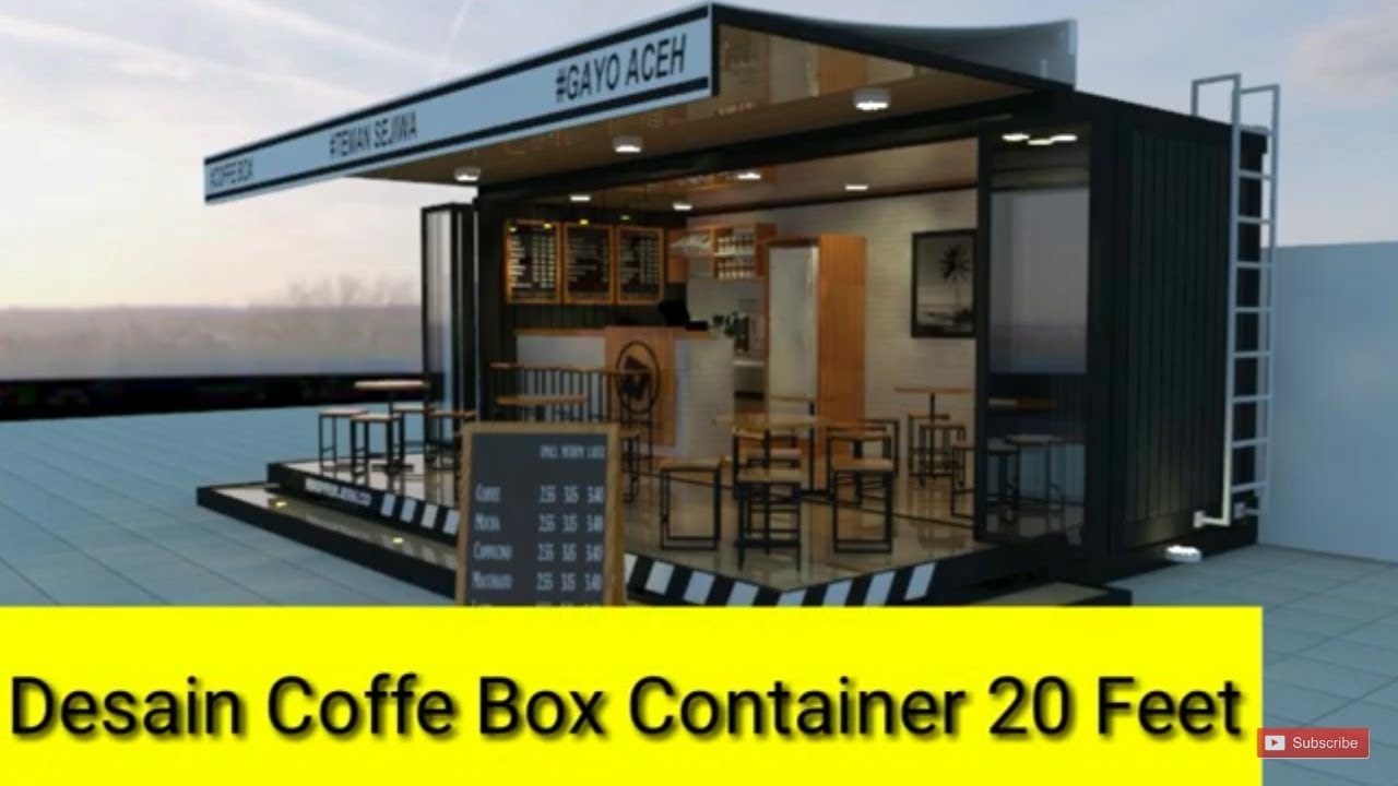 Detail Desain Cafe Container Mini Nomer 47