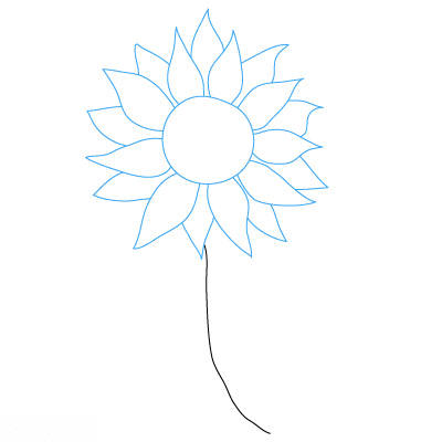 Einfache Blumen Zeichnen - KibrisPDR