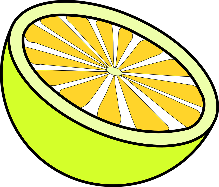 Detail Lemon Cut In Half Nomer 9