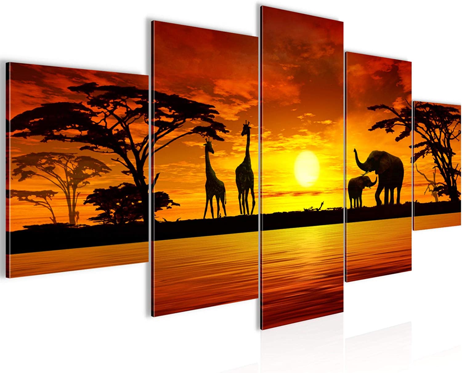 Detail Sonnenuntergang Afrika Tiere Nomer 7