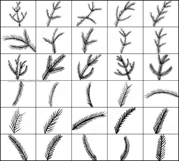 Detail Tree Brush Photoshop Nomer 7