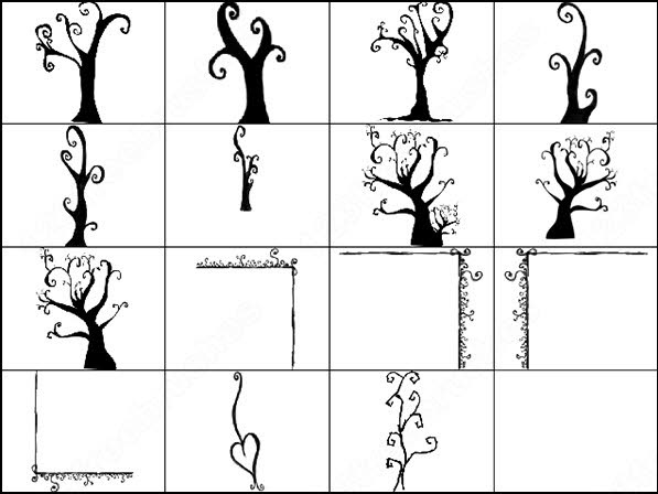 Detail Tree Brush Photoshop Nomer 8