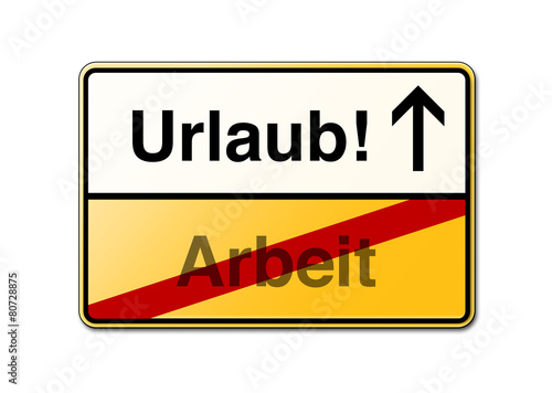 Detail Urlaub Schild Nomer 4