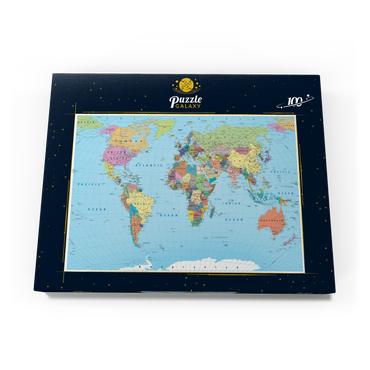 Weltkarte Farbig - KibrisPDR