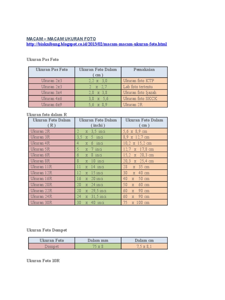 Detail Gambar Ukuran Foto 4x6 Dengan Mm Nomer 35