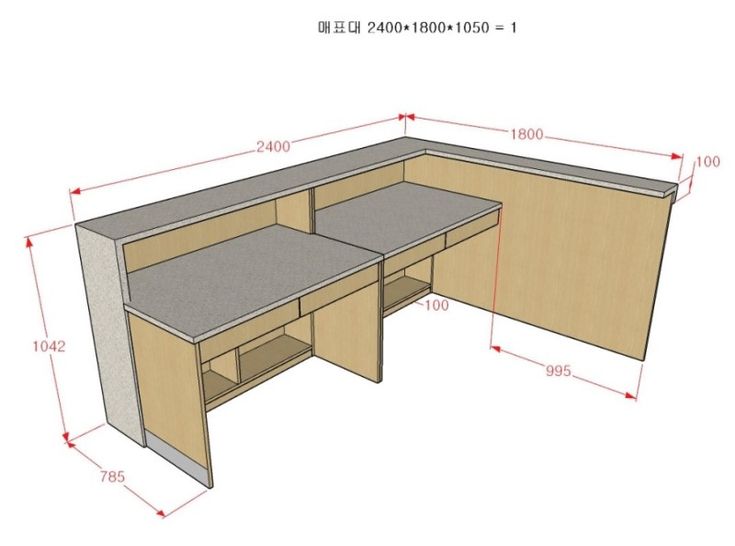 Detail Gambar Ukuran Meja Dapur Nomer 18