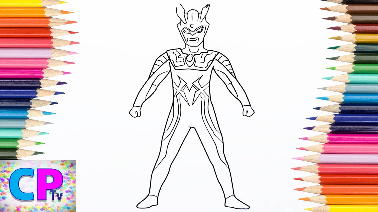 Detail Gambar Ultraman Zero Untuk Mewarnai Nomer 3