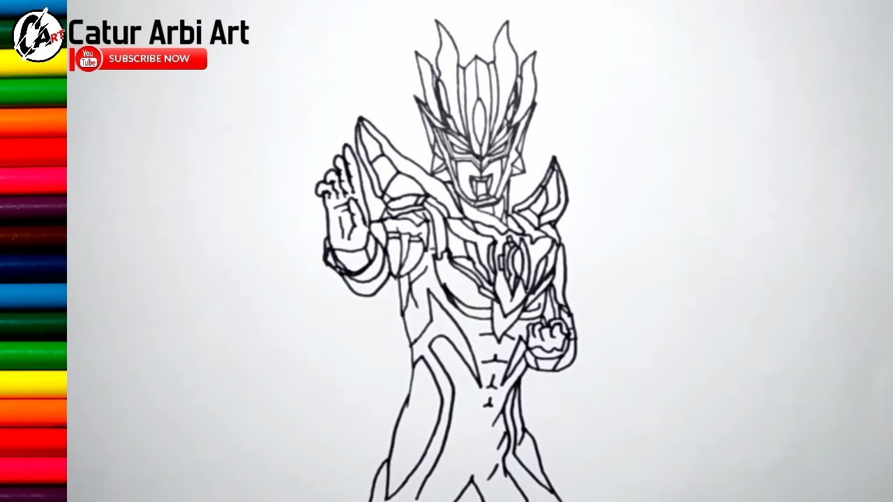 Detail Gambar Ultraman Zero Untuk Mewarnai Nomer 28