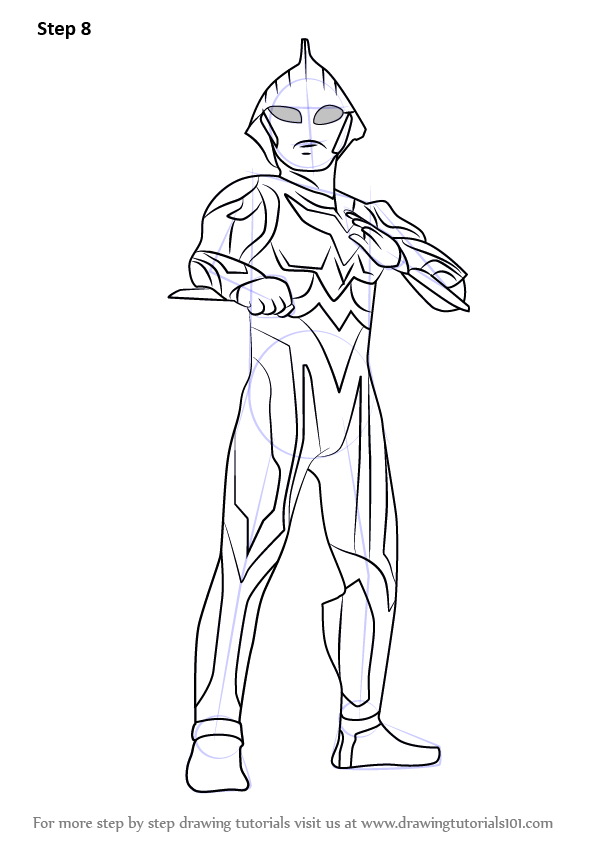 Detail Gambar Ultramen Mewarnai Nomer 12
