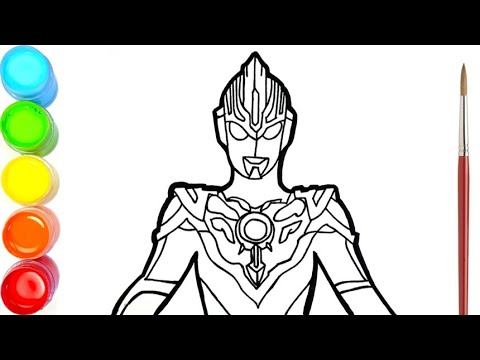 Detail Gambar Ultramen Mewarnai Nomer 19