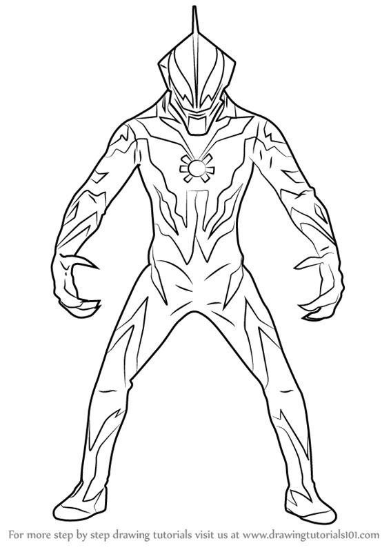 Detail Gambar Ultramen Mewarnai Nomer 22