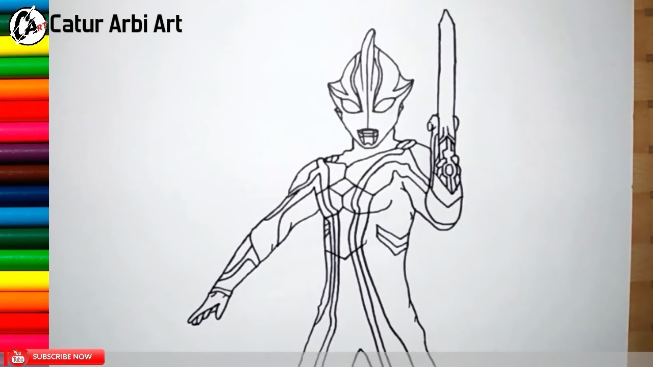 Detail Gambar Ultramen Mewarnai Nomer 26