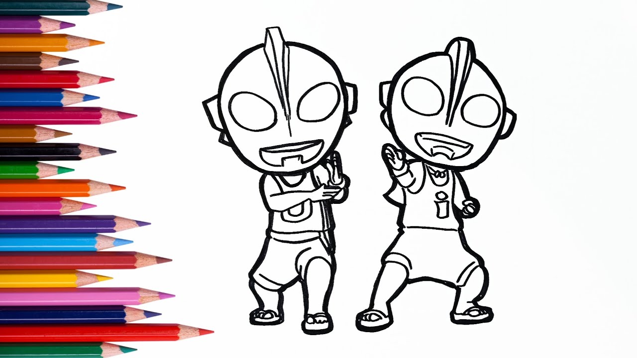 Detail Gambar Ultramen Mewarnai Nomer 30