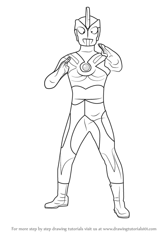Detail Gambar Ultramen Mewarnai Nomer 31