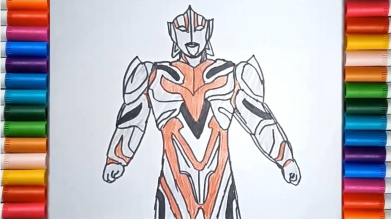 Detail Gambar Ultramen Mewarnai Nomer 36