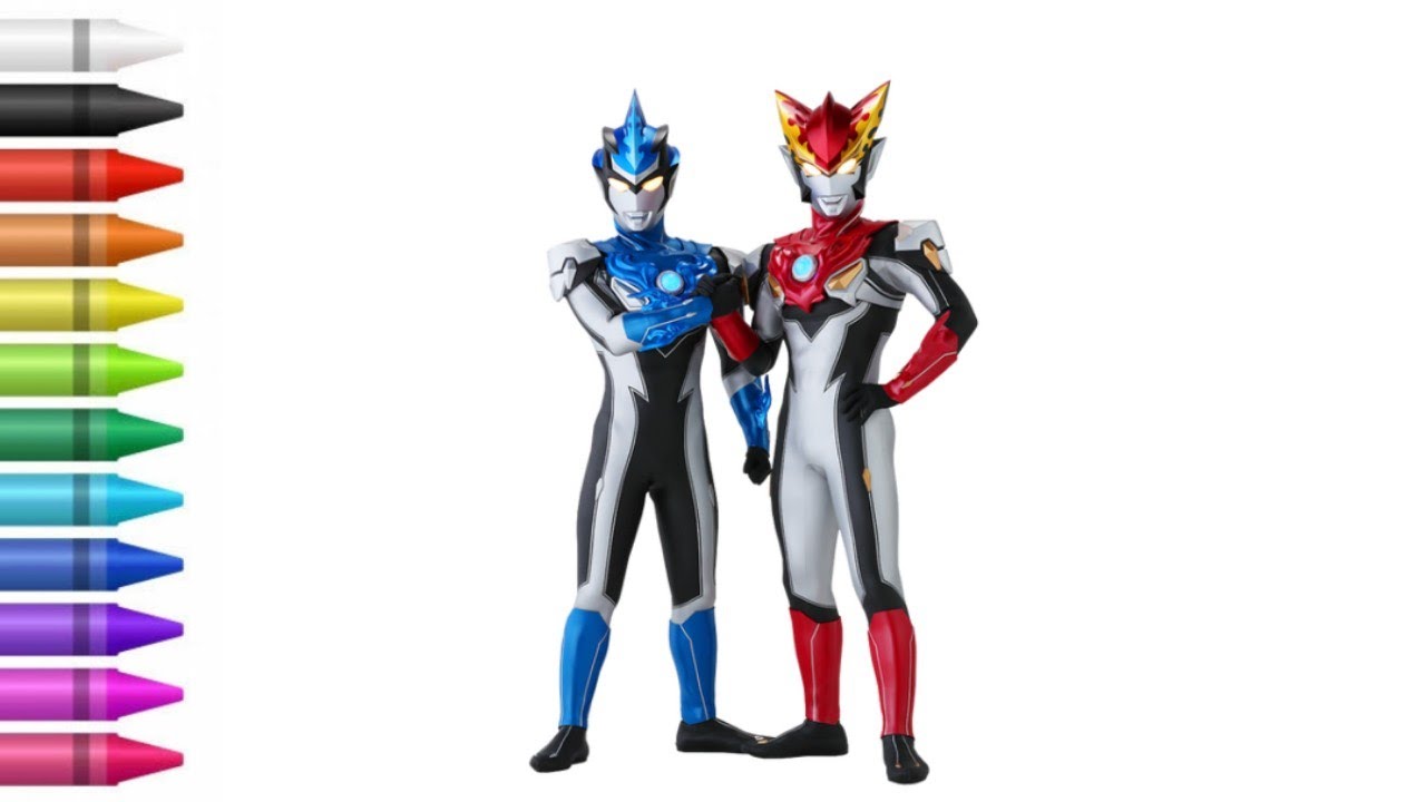 Detail Gambar Ultramen Mewarnai Nomer 37