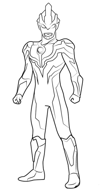 Detail Gambar Ultramen Mewarnai Nomer 5
