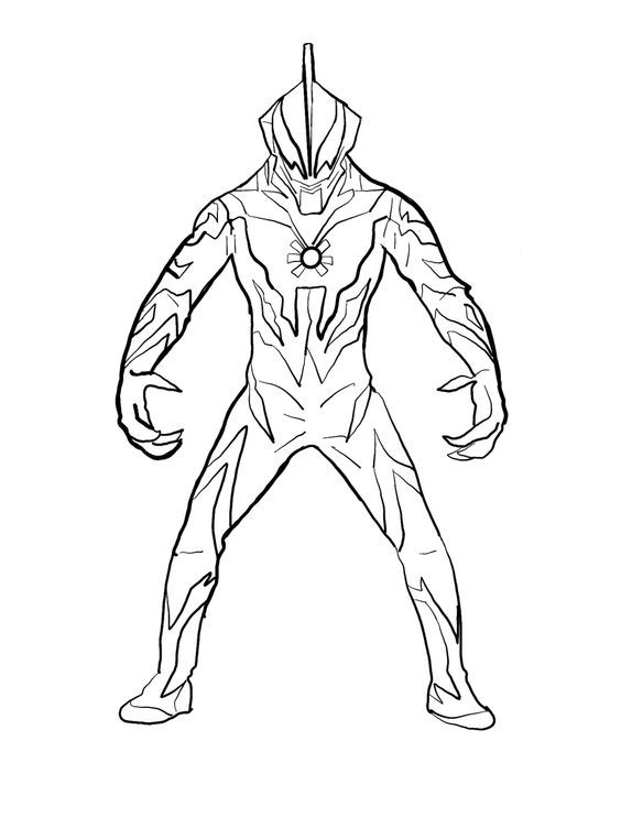 Detail Gambar Ultramen Mewarnai Nomer 6