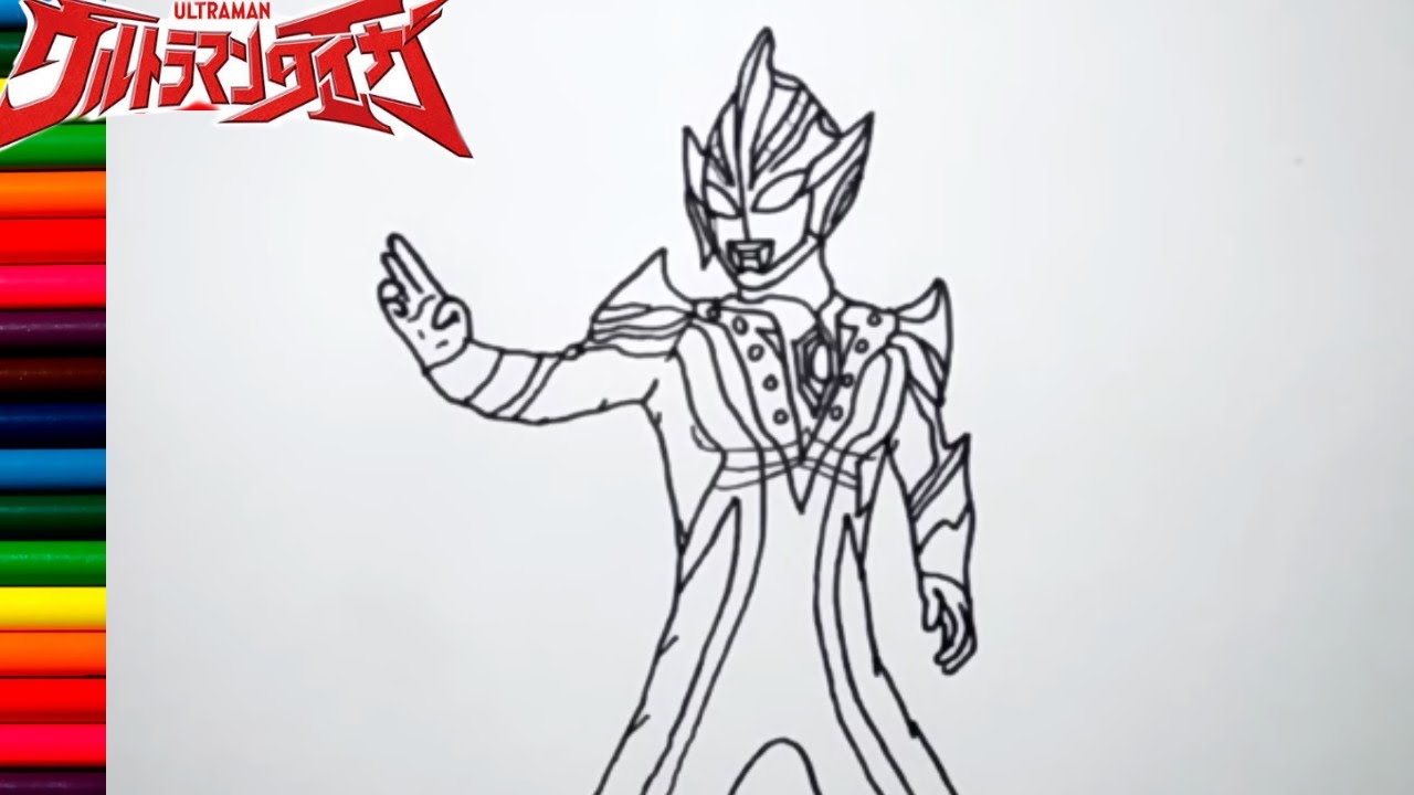 Detail Gambar Ultramen Mewarnai Nomer 53
