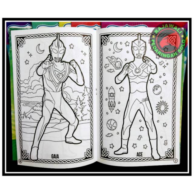 Detail Gambar Ultramen Mewarnai Nomer 54