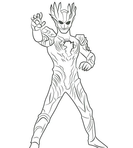 Detail Gambar Ultramen Mewarnai Nomer 9