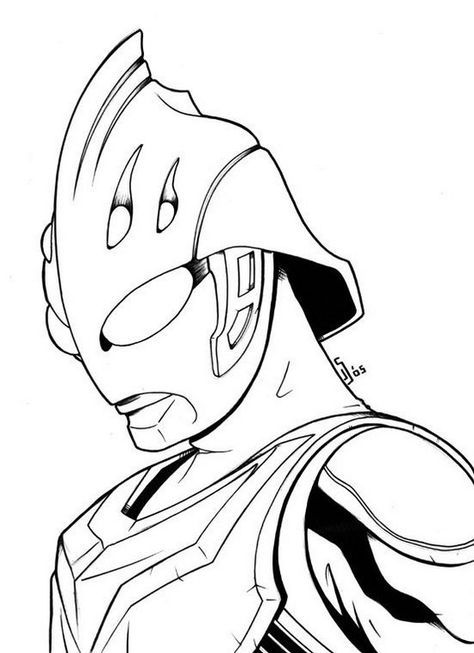 Detail Gambar Ultramen Mewarnai Nomer 10