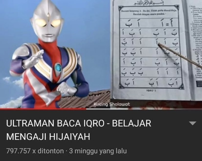 Detail Gambar Ultramen Ngaji Hitam Putih Nomer 3