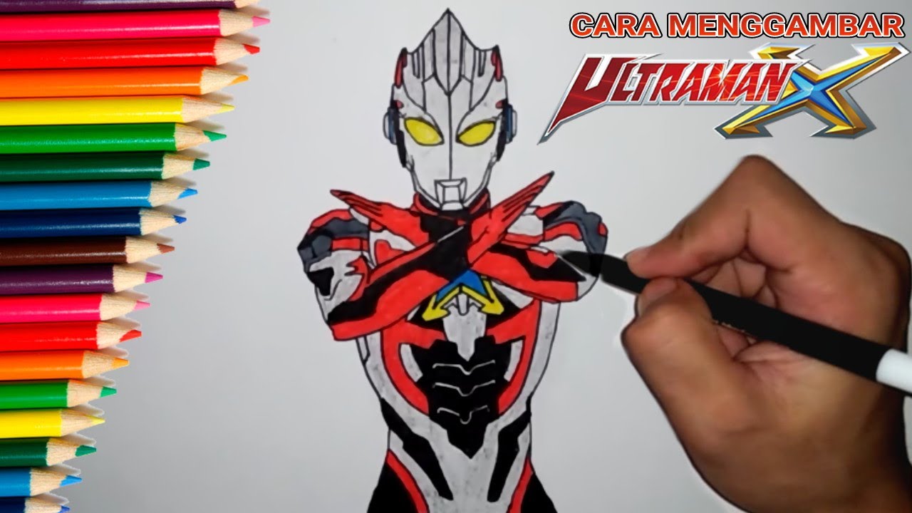 Detail Gambar Ultramen Untuk Mewarnai Nomer 46