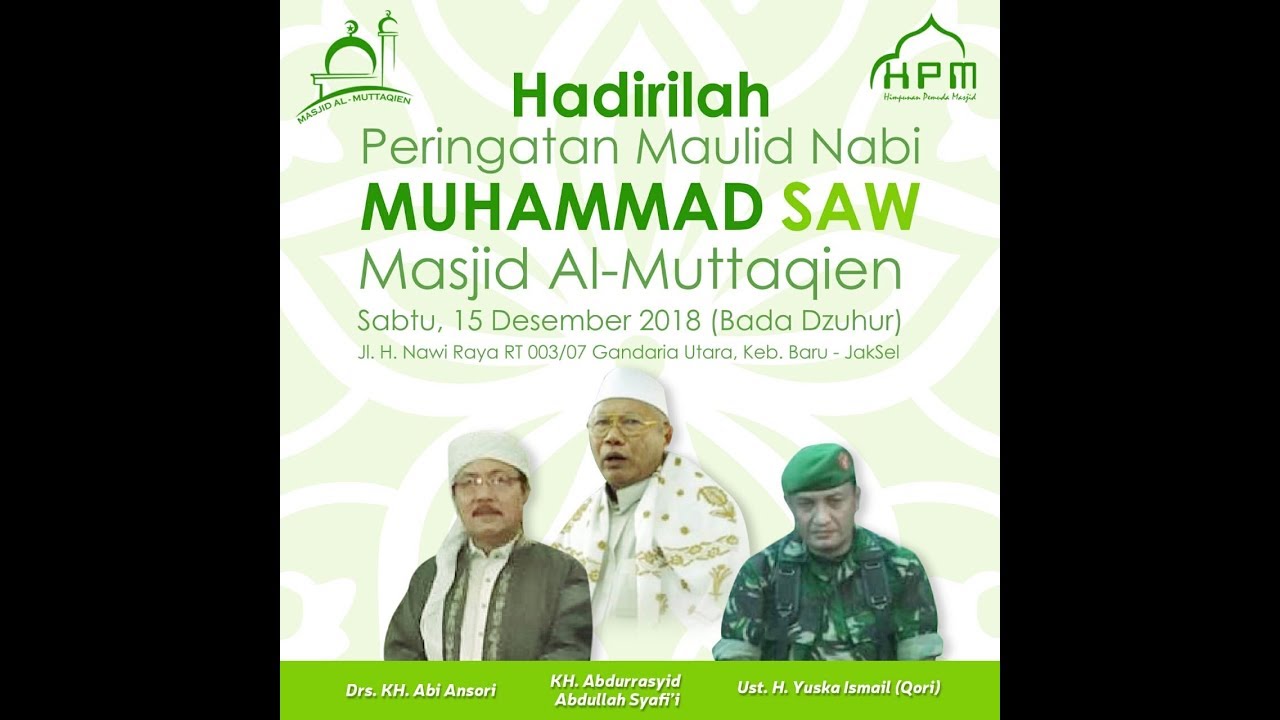 Detail Gambar Undangan Maulid Nabi Nomer 47